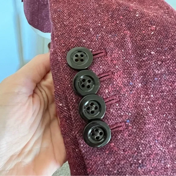 Veronica Beard Burgundy Blazer - Picture 6 of 12